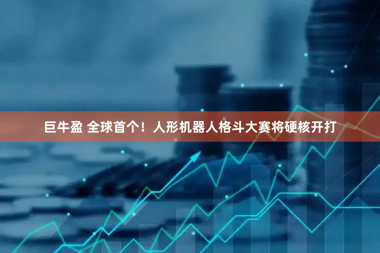 巨牛盈 全球首个！人形机器人格斗大赛将硬核开打
