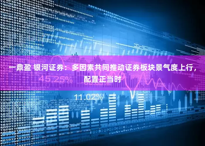 一鼎盈 银河证券：多因素共同推动证券板块景气度上行，配置正当时