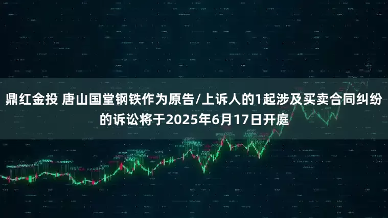 鼎红金投 唐山国堂钢铁作为原告/上诉人的1起涉及买卖合同纠纷的诉讼将于2025年6月17日开庭